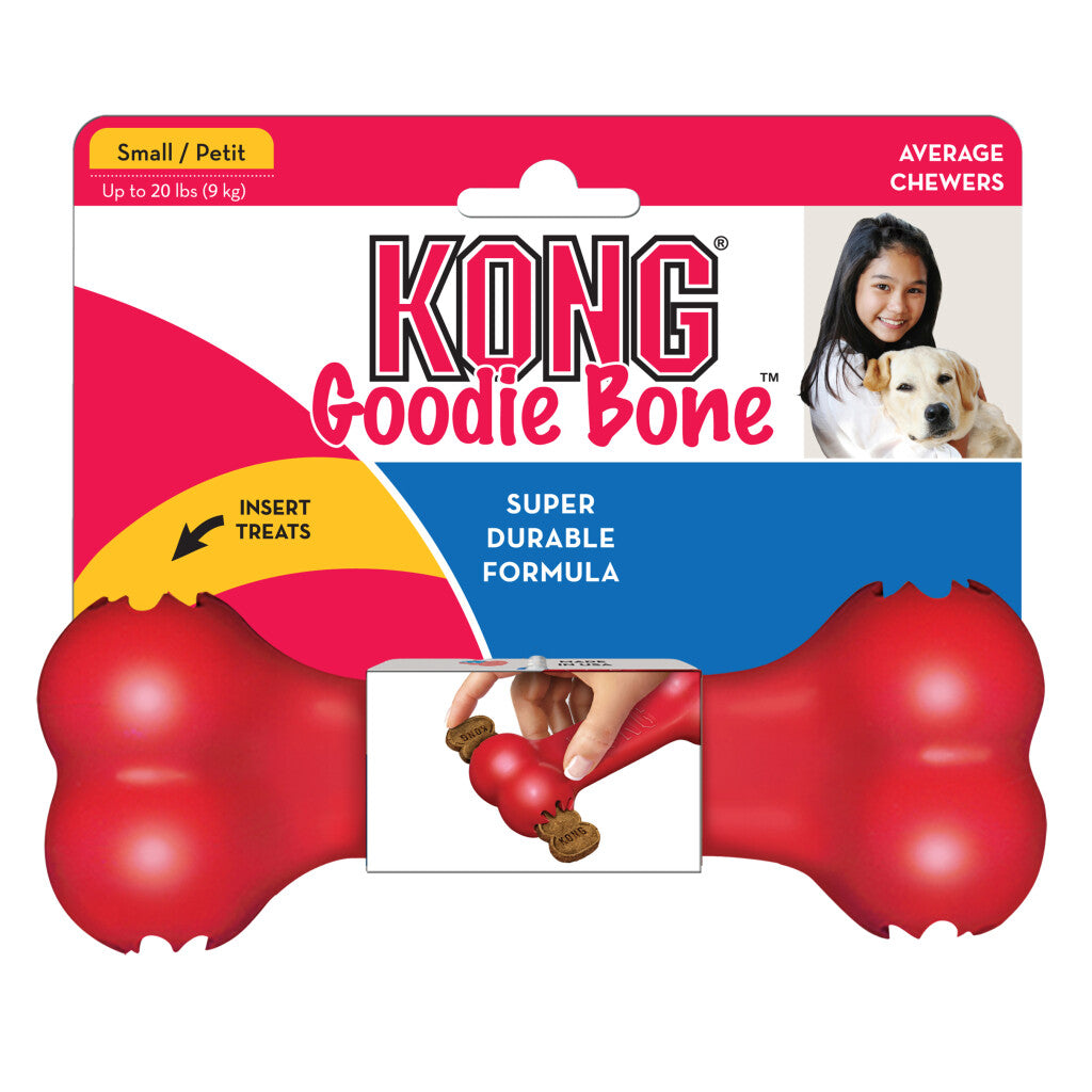KONG Extreme Goodie Bone Rouge – Os à Mâcher Résistant pour Chien