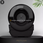 Litière Automatique XXL Petlux V3 – Bac à Litière Autonettoyant pour Chat