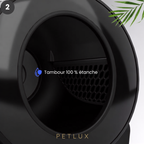 Litière Automatique XXL Petlux V3 – Bac à Litière Autonettoyant pour Chat
